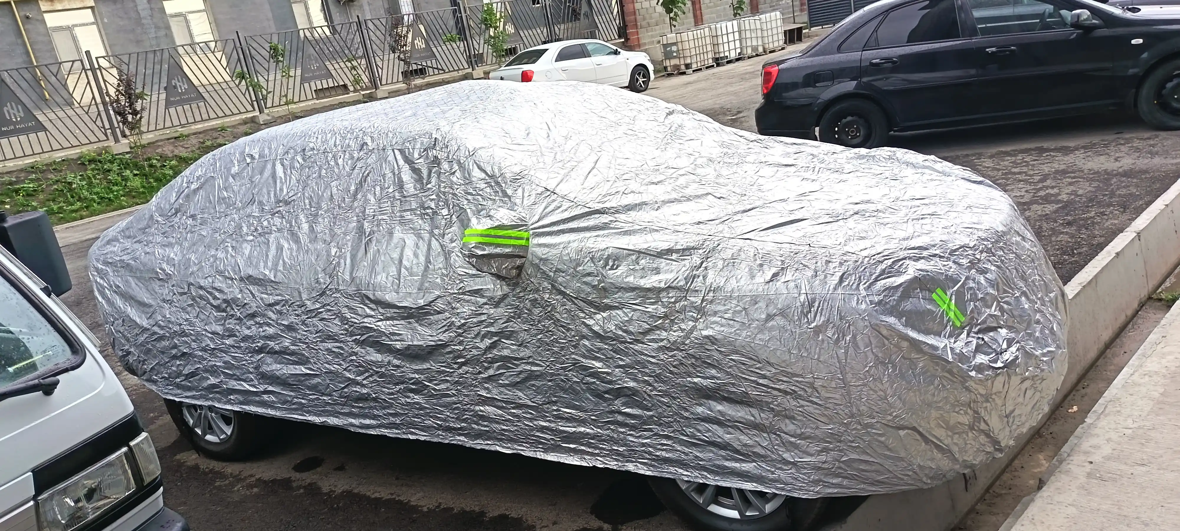 Авто тент Американка чехол Cobalt Onix Gentra Spark для машины водонепроницаемый