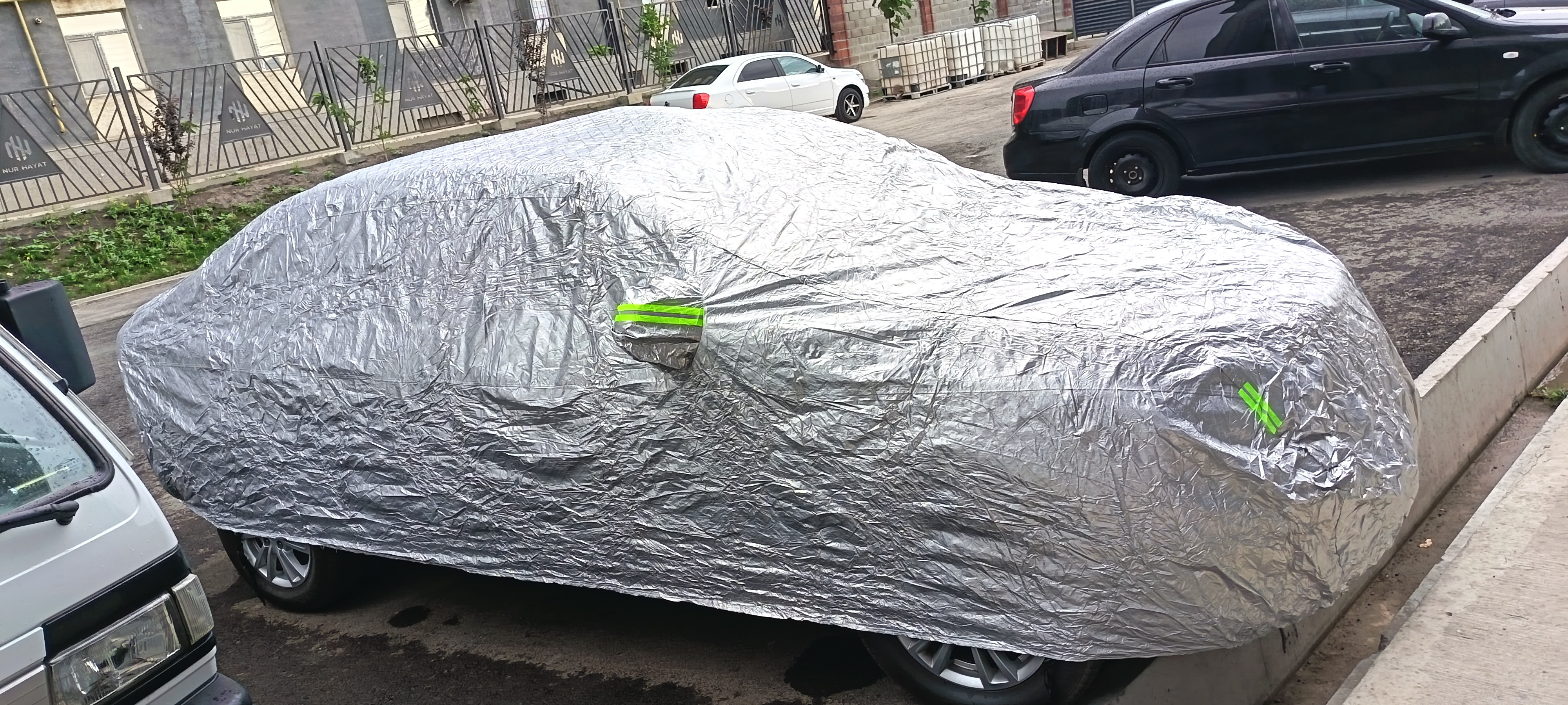 Авто тент Американка чехол Cobalt Onix Gentra Spark для машины водонепроницаемый