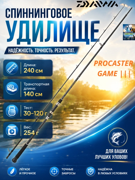 Спиннинг для рыбалки штекерный