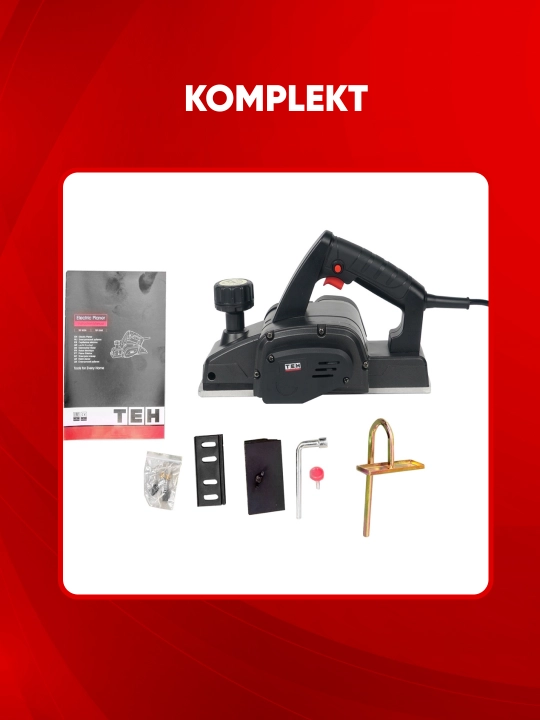 Elektrik randasi TEH TEP8270, kuchli, uy va ustaxona uchun, 600 Vt