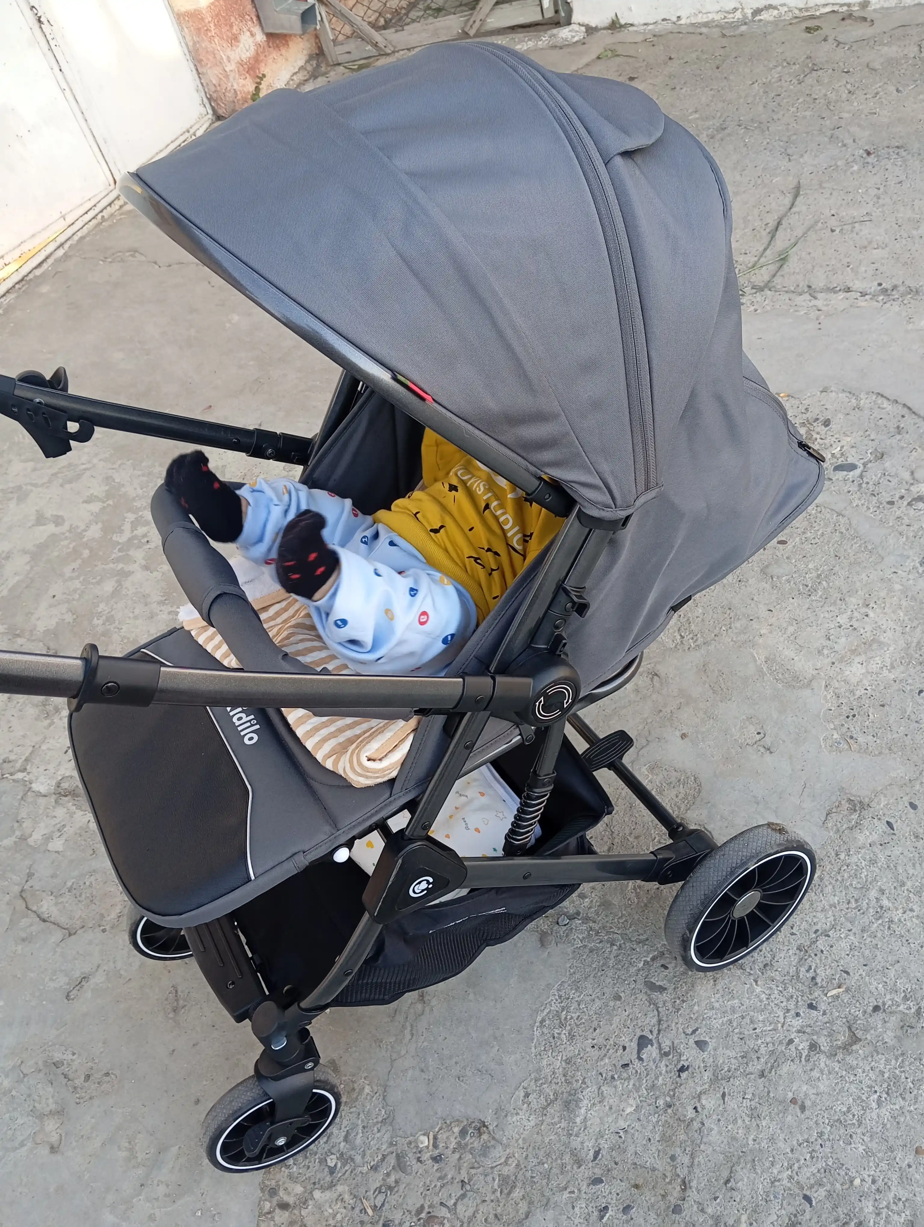 Коляска для детей Kidilo 535, прогулочная, легкая, складная, коляска-чемодан