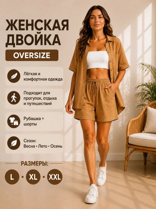 Женская двойка, летняя двойка для девочек - 