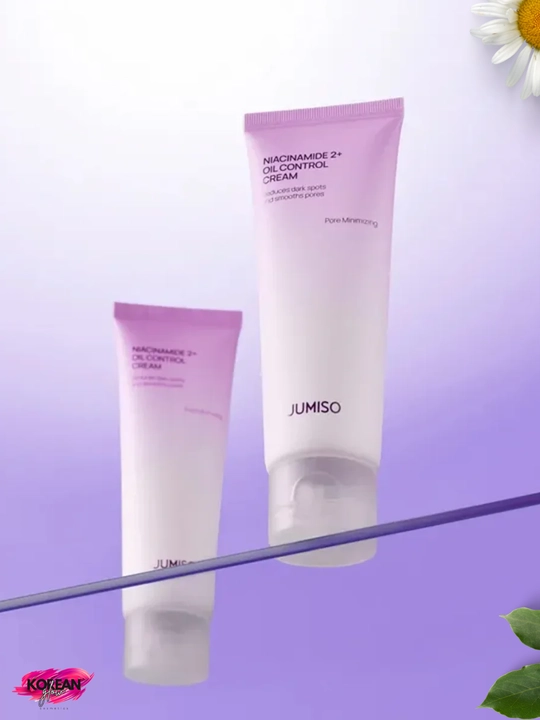 Yog‘li yaltiroqlikka qarshi namlantiruvchi krem Jumiso Niacinamide 2+ Oil Control Cream, 80 ml
