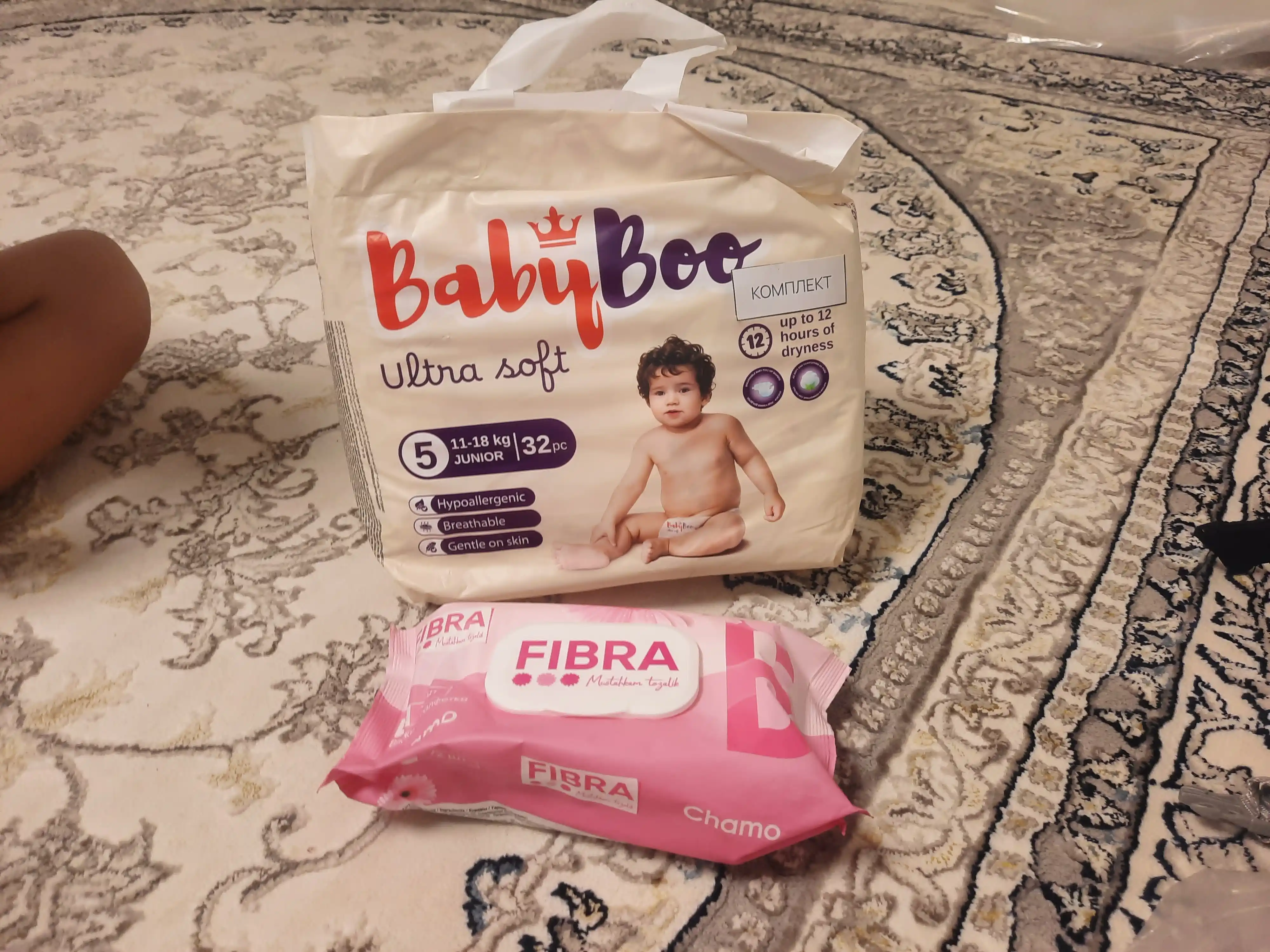 Chaqaloqlar tagliklari BabyBoo UltraSoft №5, 32 dona