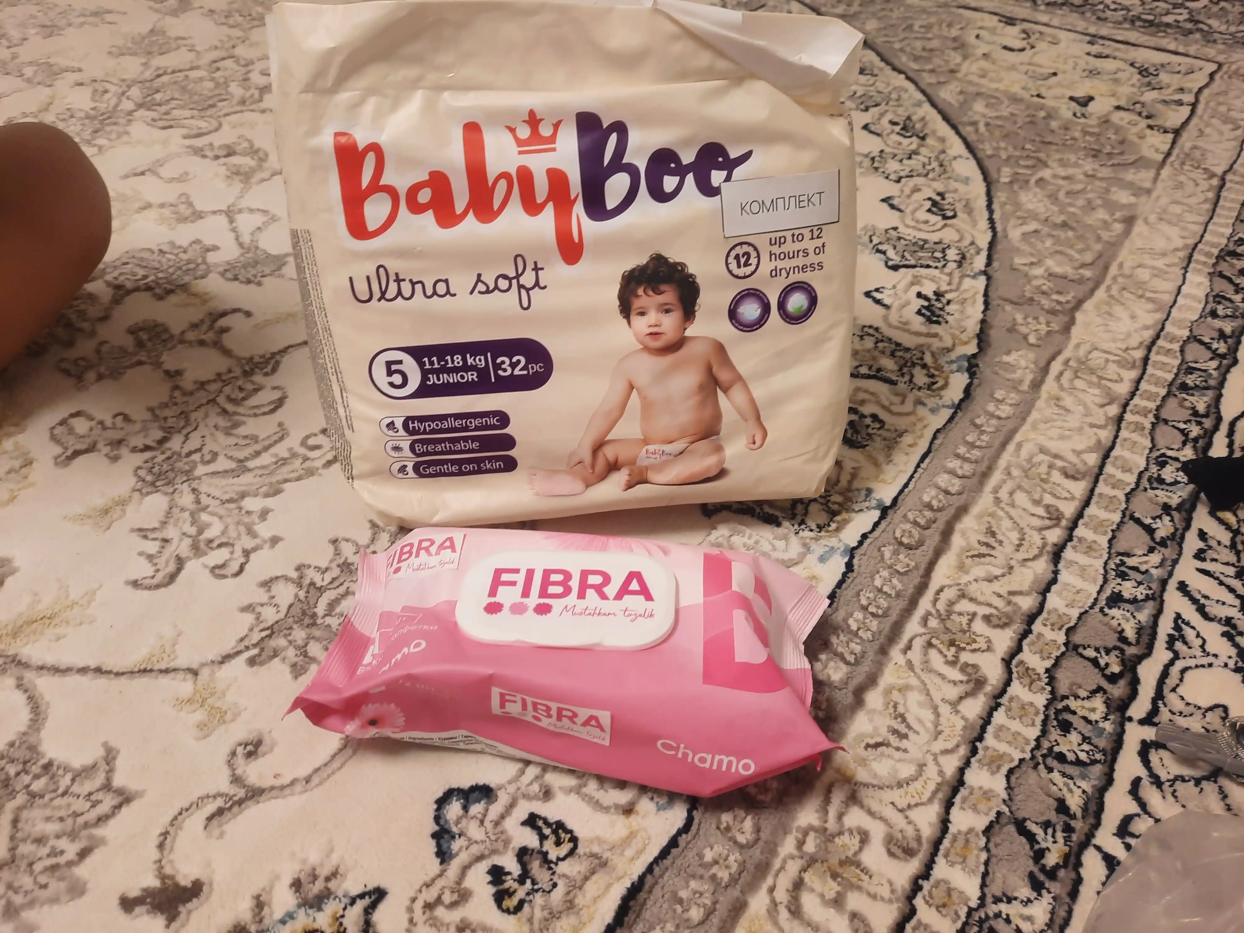 Chaqaloqlar tagliklari BabyBoo UltraSoft №5, 32 dona