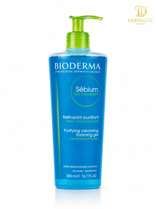 Yuz uchun yengil tozalovchi ko‘pik gel Bioderma Sebium Moussant  500 ml