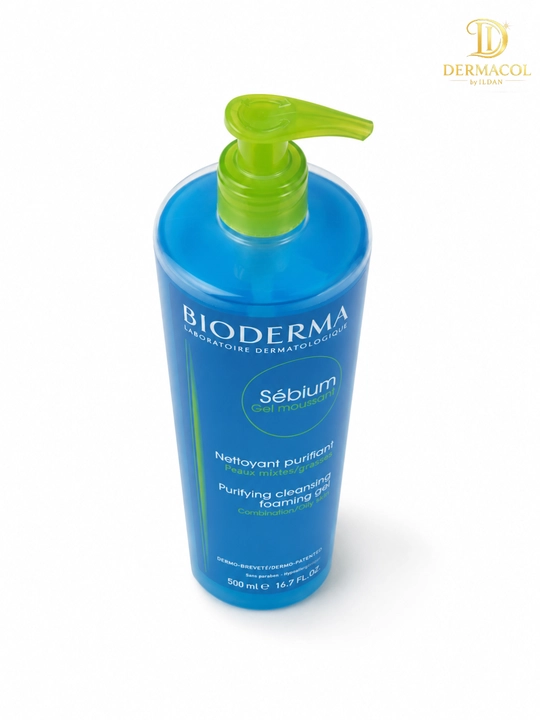 Yuz uchun yengil tozalovchi ko‘pik gel Bioderma Sebium Moussant  500 ml