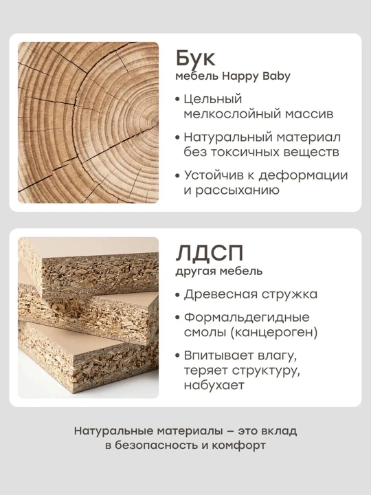 Happy Baby transformator bolalar karavoti, ota-ona karavotiga ulanadigan, 0–7 yosh