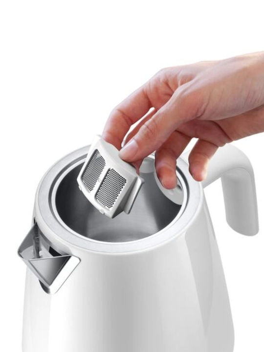 Чайник De'Longhi KBY2011, коллекция Eclettica, 1.7 л, 2000 Вт, нержавеющая сталь