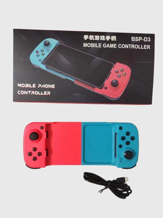 Telefon, Switch, kompyuter uchun cho‘ziluvchan D3 o‘yin geympadi, Bluetooth 5.0