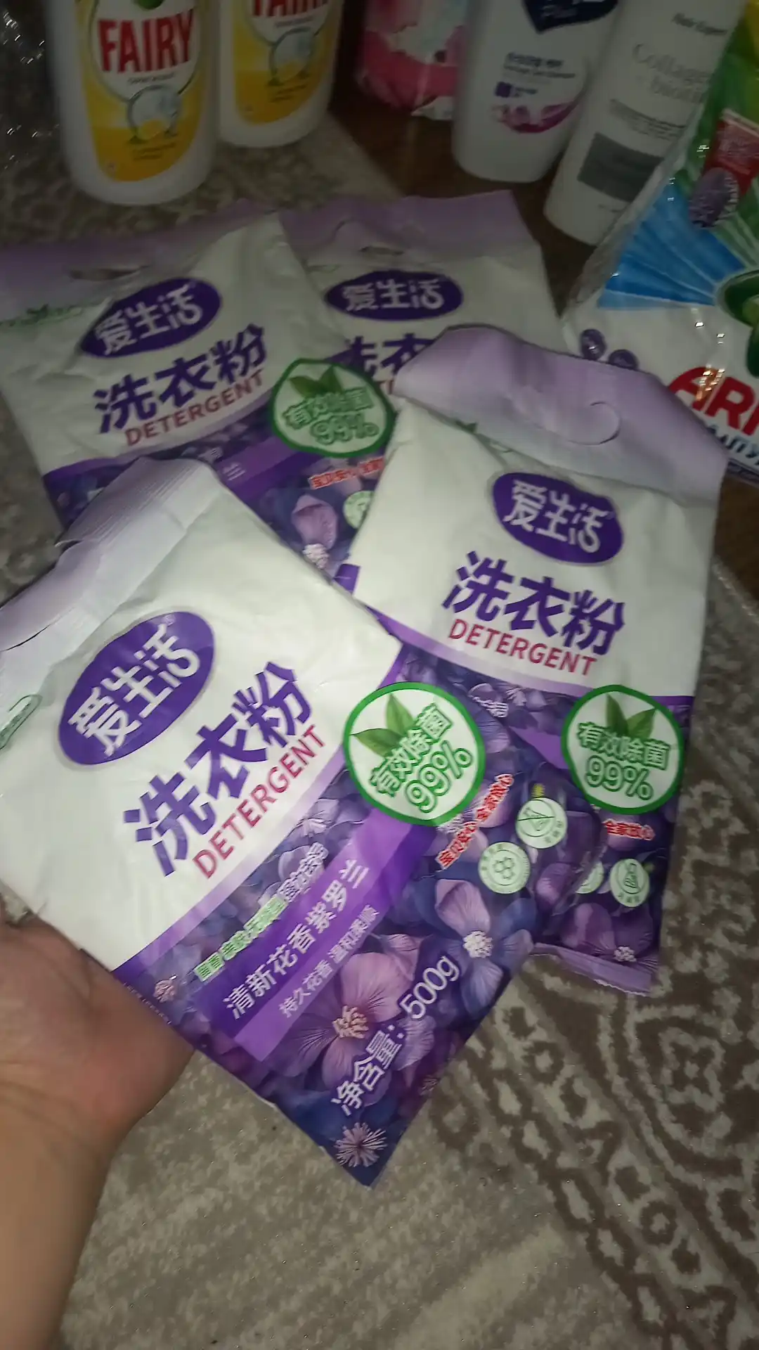 Greenleaf kir yuvish kukuni, Greenleaf 0.5kg,1.5kg, 3kg, avtomat va qo‘lda yuvish uchun