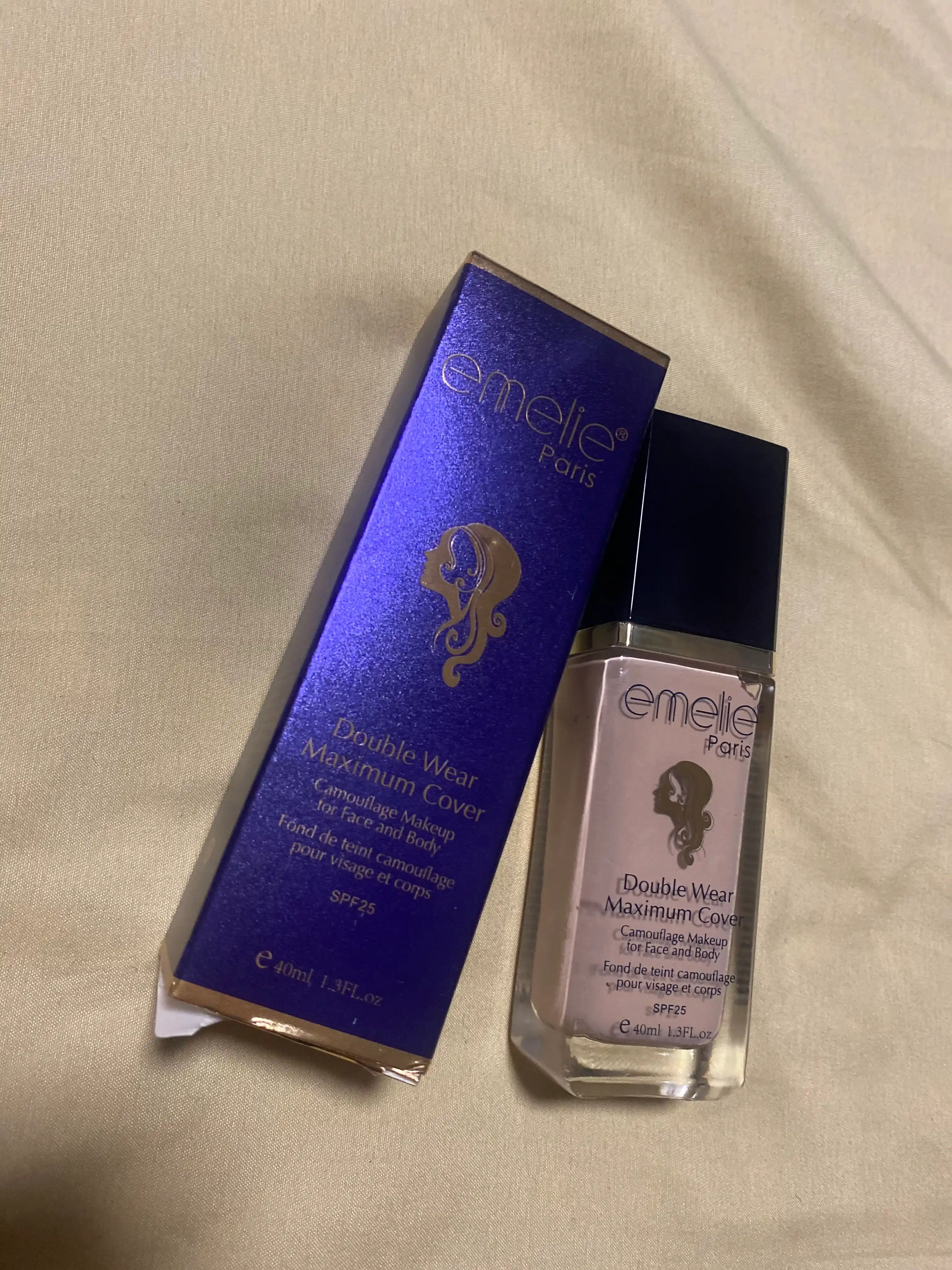 Тональный крем для лица Emelie SPF 25, увлажняющий, матовый тон, 40 мл, 1,3, E-103