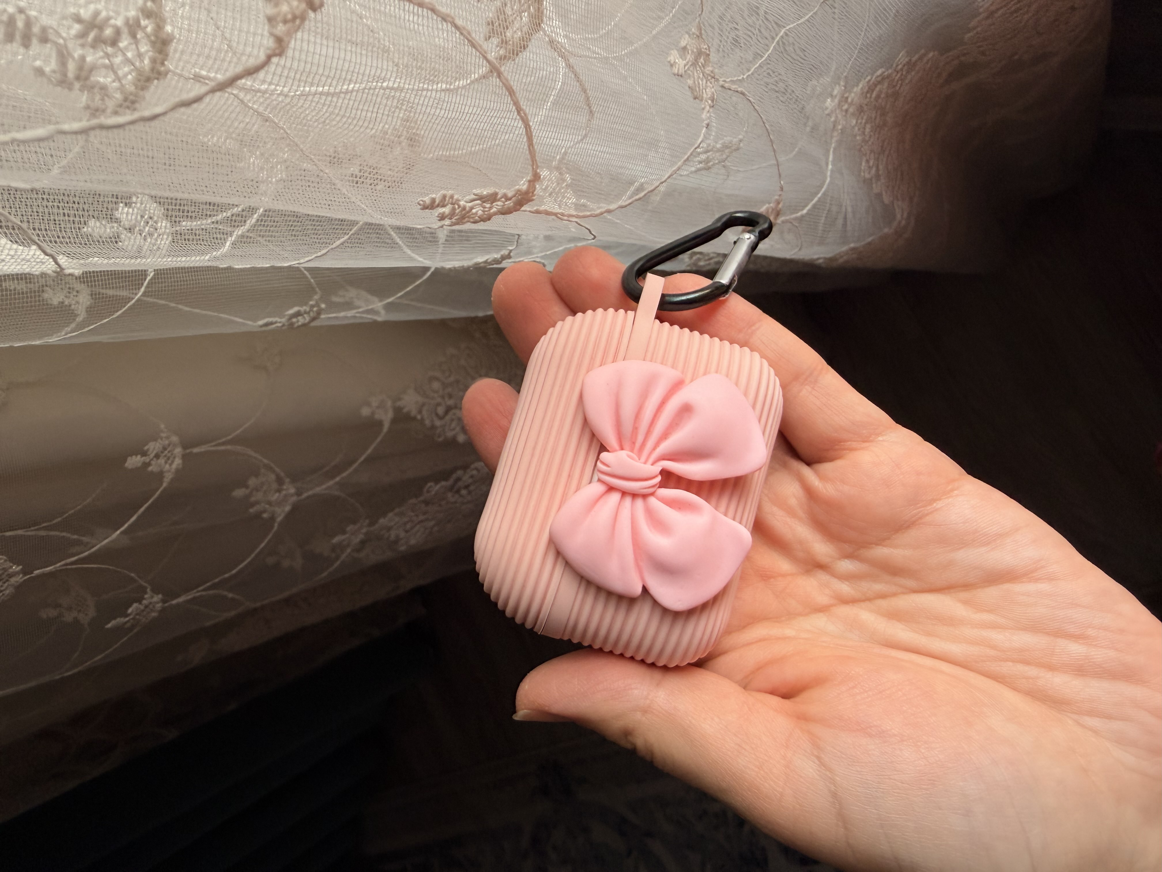 AirPods 1, 2 / Pro simsiz quloqchinlari uchun dekorativ bantli g‘ilof, 3, 4