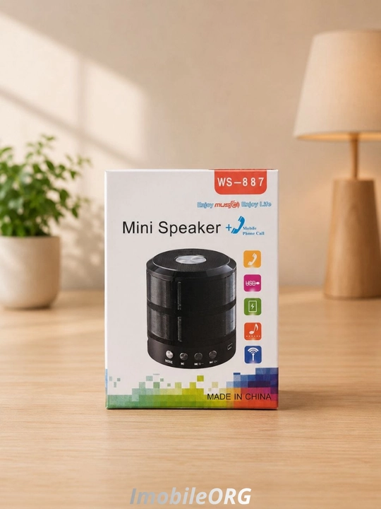 WS-887 Mini Kolonka USB, Bluetooth kalonka, sifatli kalongka