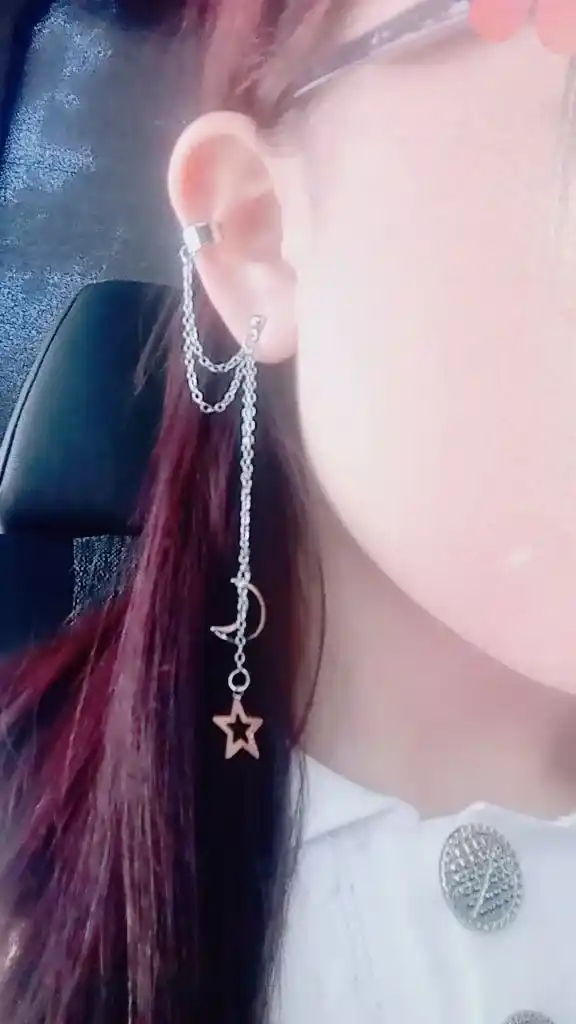 Серьги каффы, набор