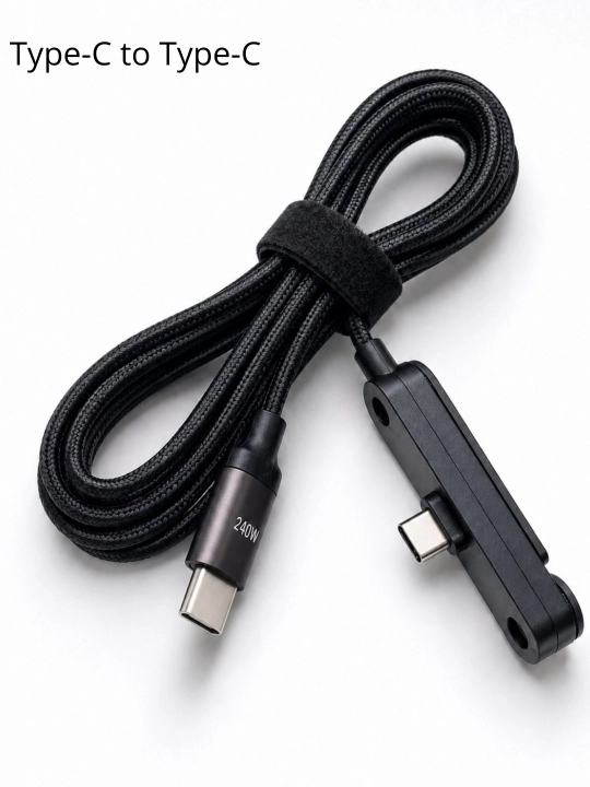Кабель для быстрой зарядки, USB Type-C to Type-C Cable, 240W, 65W, 1.5 m