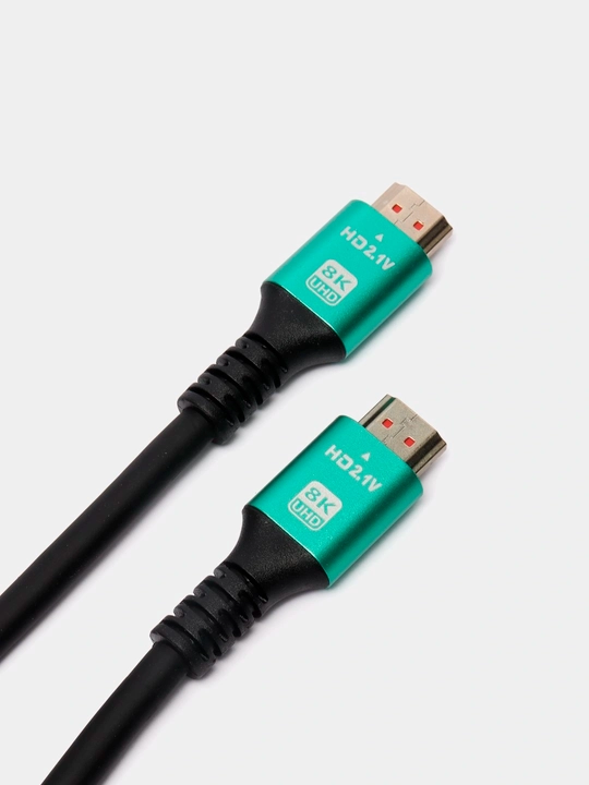 Кабель HDMI 2.1 HDMI-HDMI 8K UHD 48 Gbps HDR ARC/eARC, 120Hz, позолоченные контакты, 1.5 м