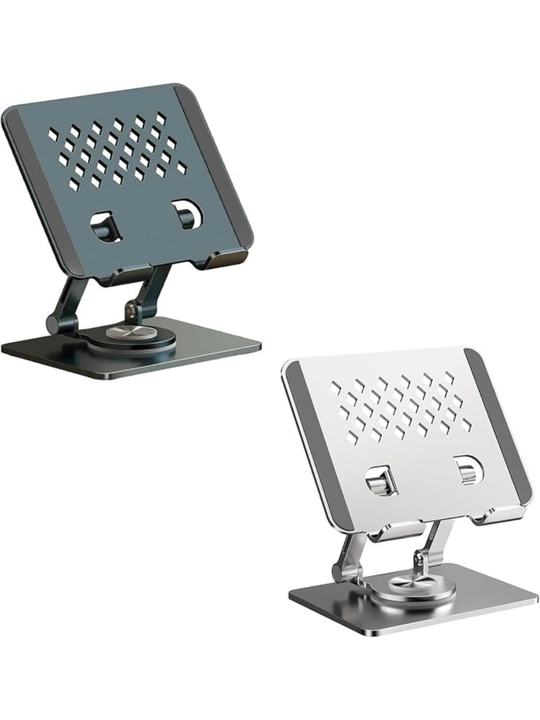 Noutbuk va planshet uchun metall podstavka STAND J50, 360° aylanadigan stend - 