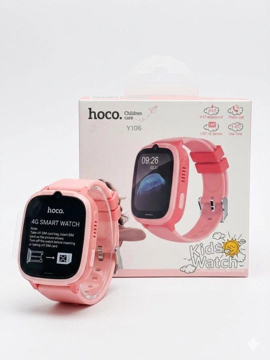 Детские смарт-часы HOCO Y106 Kids SIM 24/7 под контролем