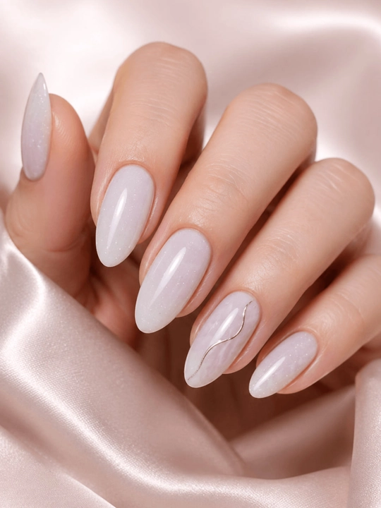 Гель №Milk Shimmer, 30 мл, молочный с шиммером, для ногтей, STILIST_STORE