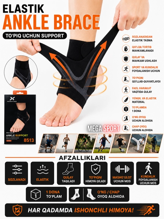 To‘piq bo‘g‘imini qo‘llab-quvvatlash uchun sport bint - 