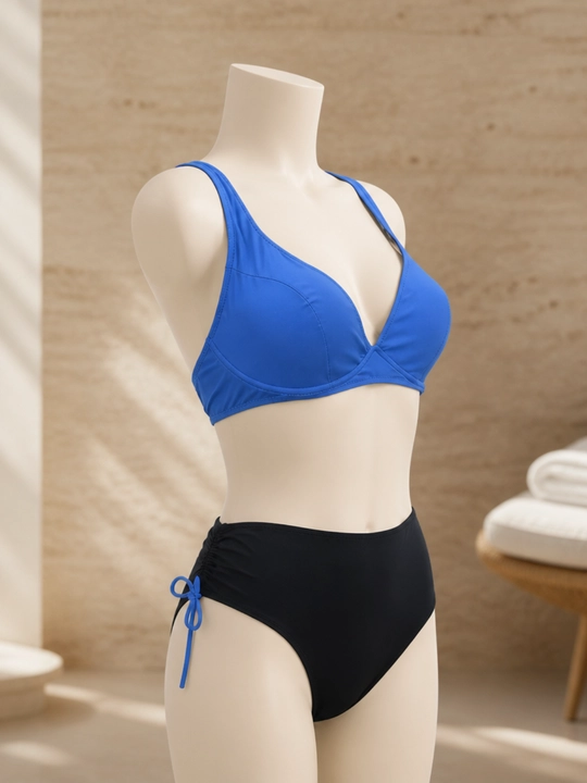 Купальник большого размера king size, для пляжного отдыха и плавания в бассейне - 