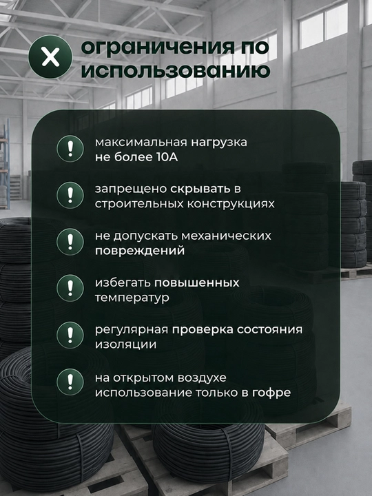 Провод ProCab ПУГНП 3х2.5 мм² медный плоский 3 жилы, 5-100 м