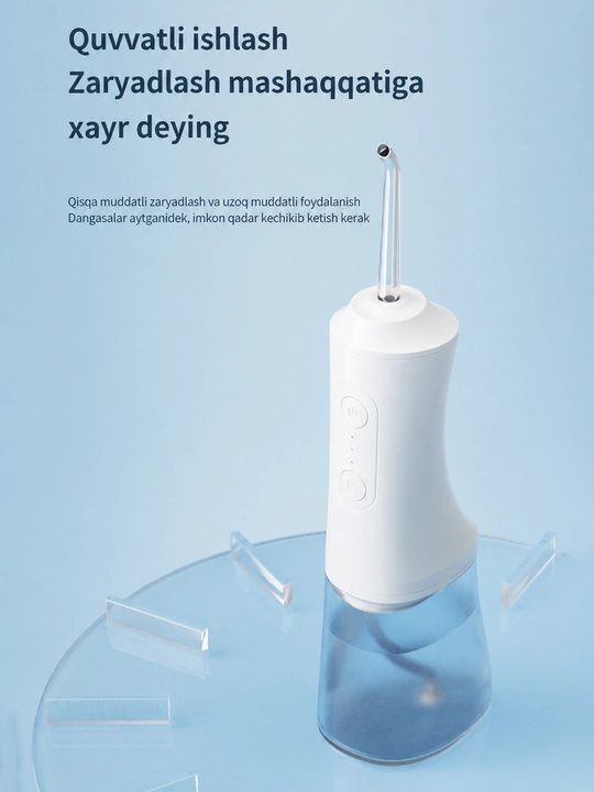 Ирригатор KONKA KCYQ-3052-T портативный для полости рта, 280 мл, IPX7, 6 насадок