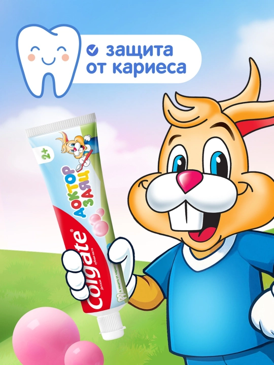 Зубная паста Colgate Dr.Rabbit Kids Bubble gum, 50 мл