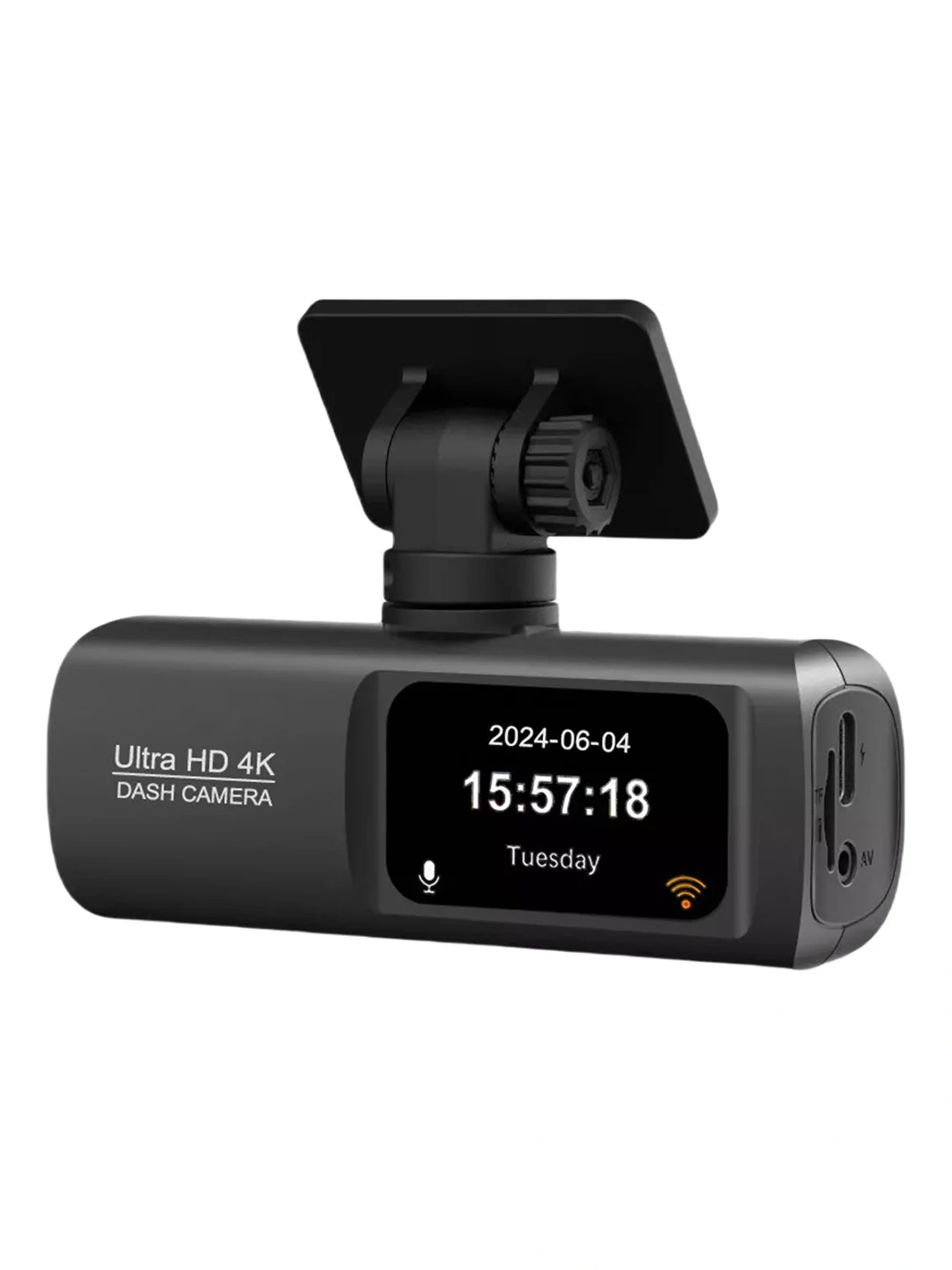 Videoregistrator 4K GPS Wi-Fi, 2 kamera, Parking Monitoring, G-Sensor, 64GB MicroSD bilan 2