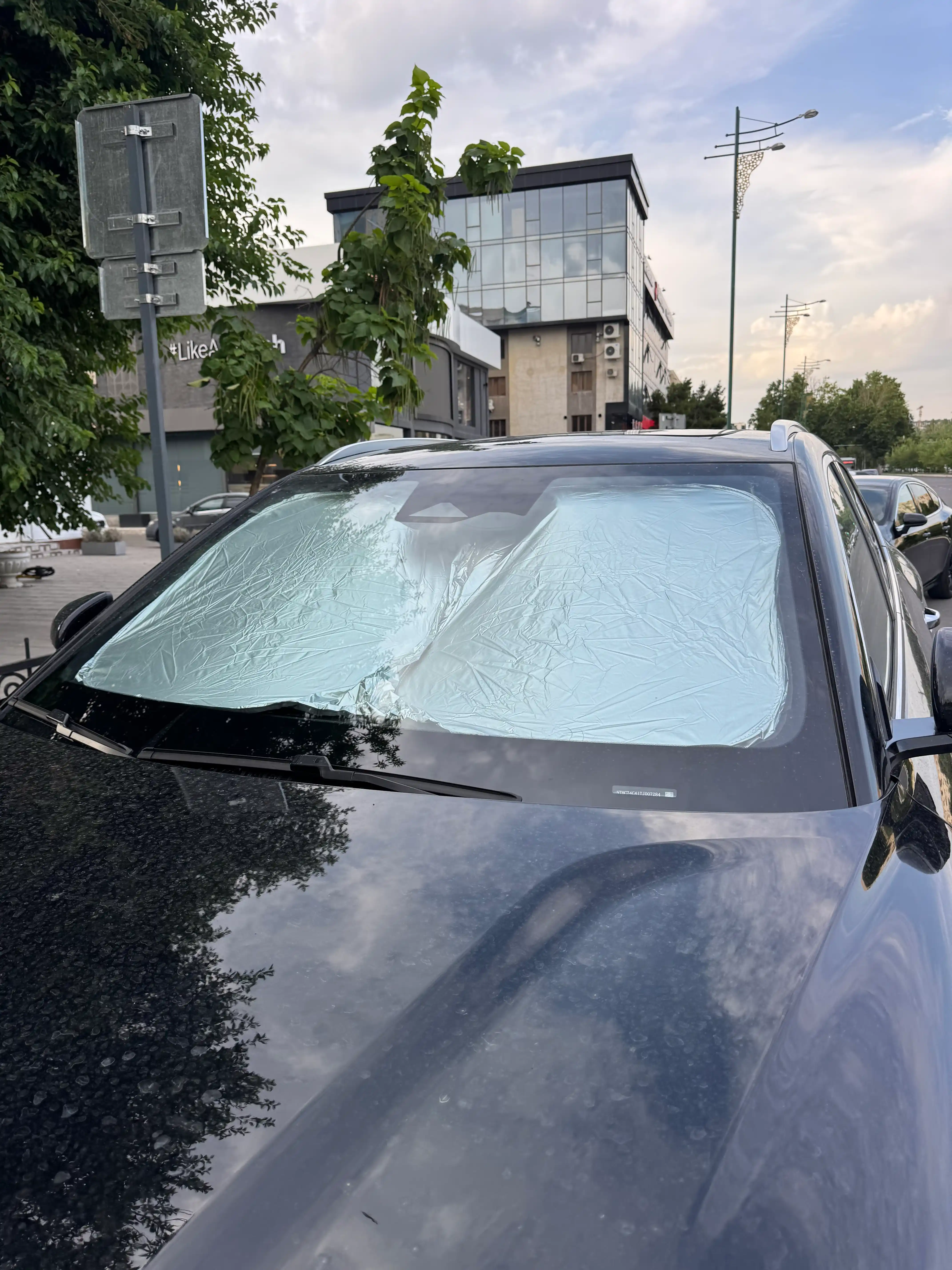 Quyoshdan himoyalovchi pardalar, avtomobil old oynasi uchun 145×80 sm, avto aksessuarlar