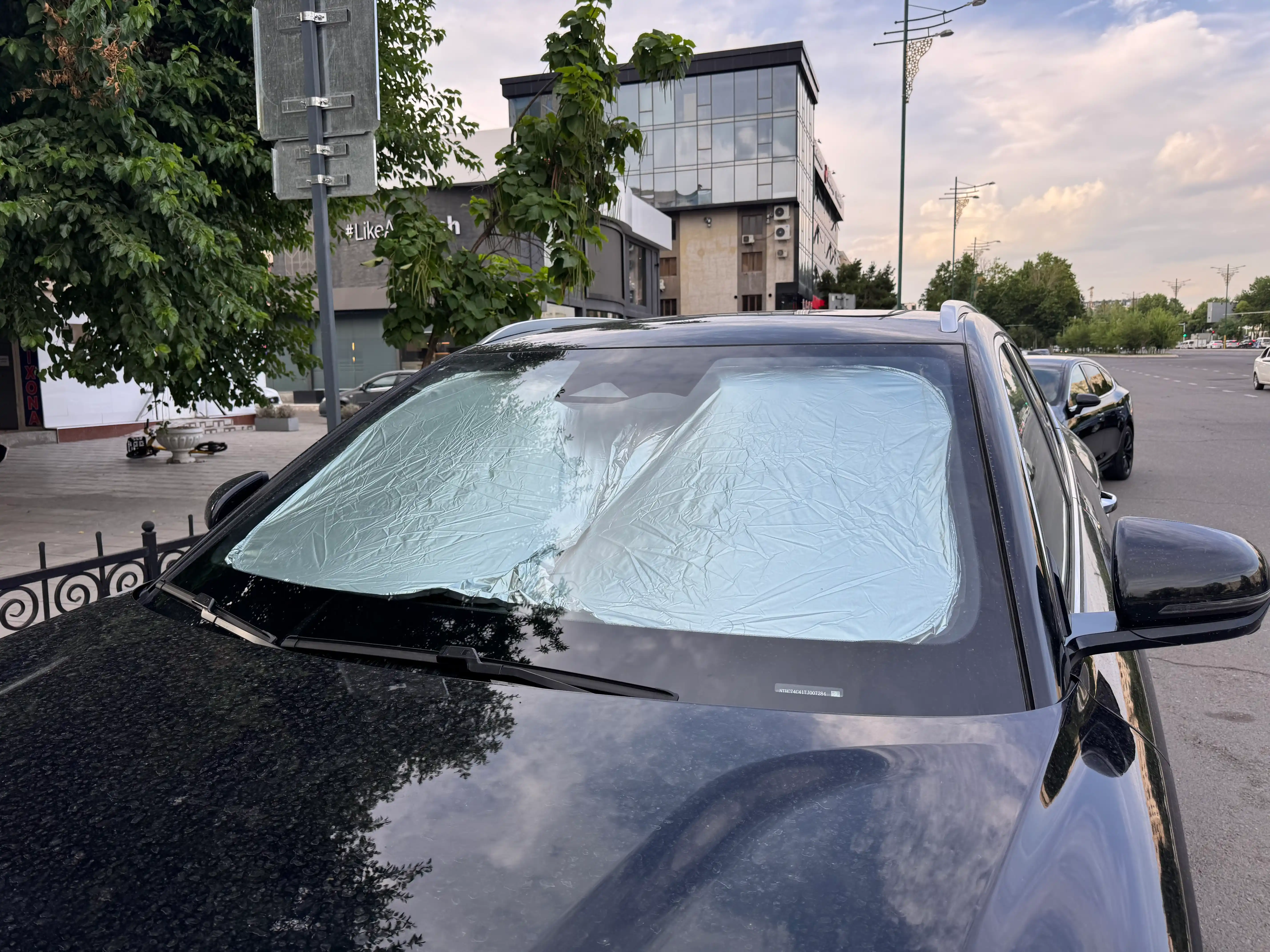Quyoshdan himoyalovchi pardalar, avtomobil old oynasi uchun 145×80 sm, avto aksessuarlar