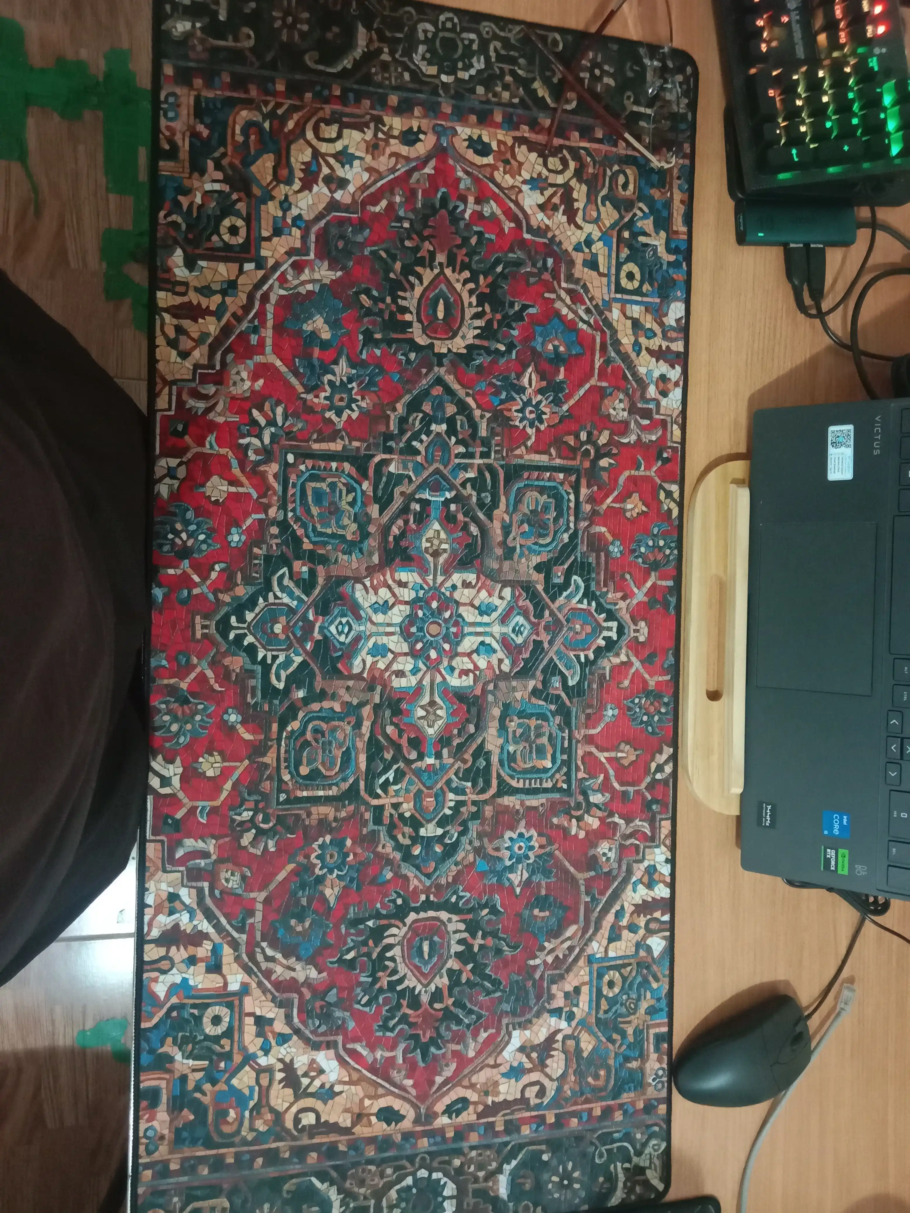 Sichqoncha uchun gilamcha, katta o'lchamli, 90x40 sm
