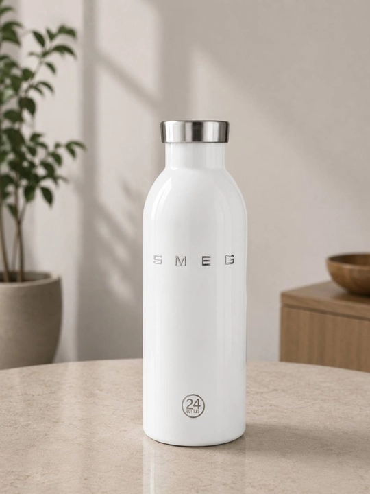 Термобутылка SMEG, модель 24 Bottles - сохраняет тепло 12 часов, холод 24 часов, 500 мл