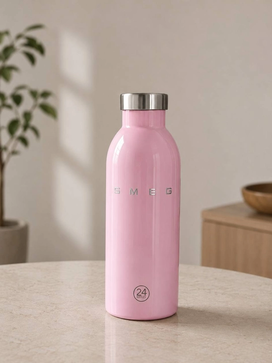 Термобутылка SMEG, модель 24 Bottles - сохраняет тепло 12 часов, холод 24 часов, 500 мл