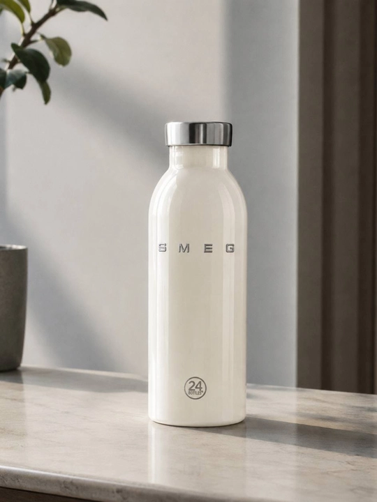 Термобутылка SMEG, модель 24 Bottles - сохраняет тепло 12 часов, холод 24 часов, 500 мл