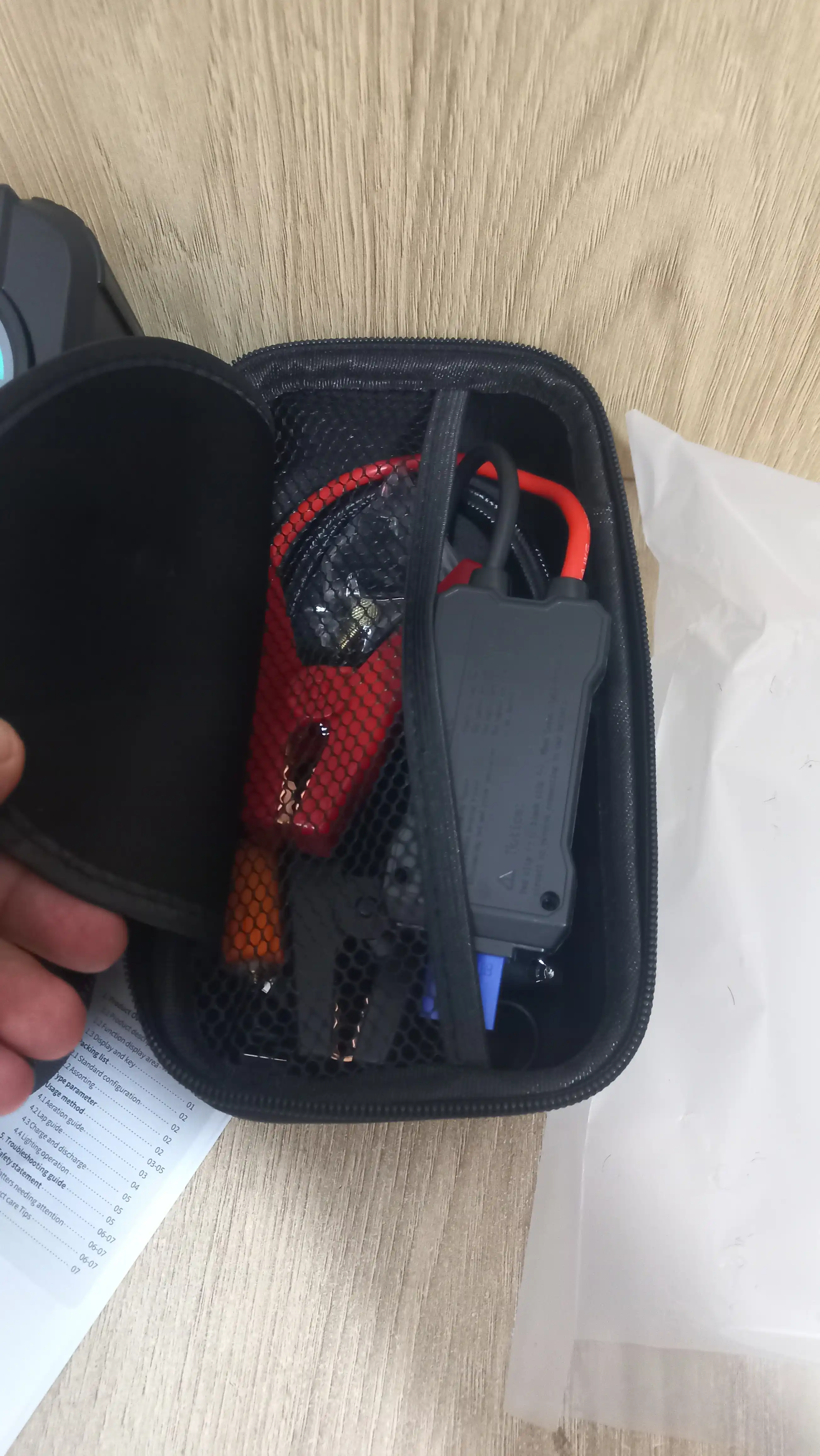 Avtomobilni ishga tushirish va quvvatlash moslamasi, Starter 10000 mAh + kompressor, nasos