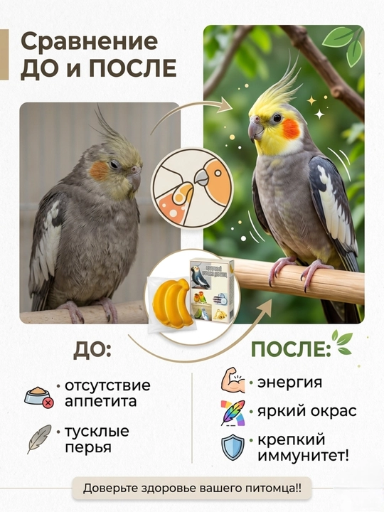 Фруктовый мел для попугаев, минеральный камень с витаминами и кальцием для точки клюва