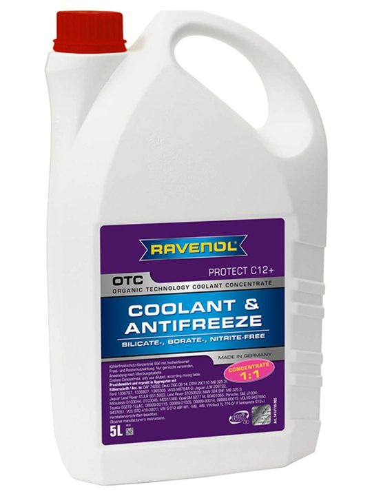 Antifriz RAVENOL OTC Protect C12+ Concentrate (kontsentrat), 5 L - 