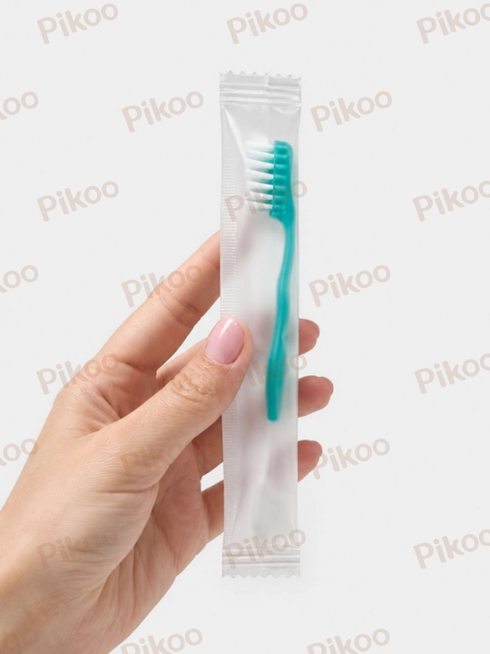 Bir martalik tish cho‘tkasi sayohat uchun tish to‘plami pasta va flosser 5 tasi 1 da4/8/12