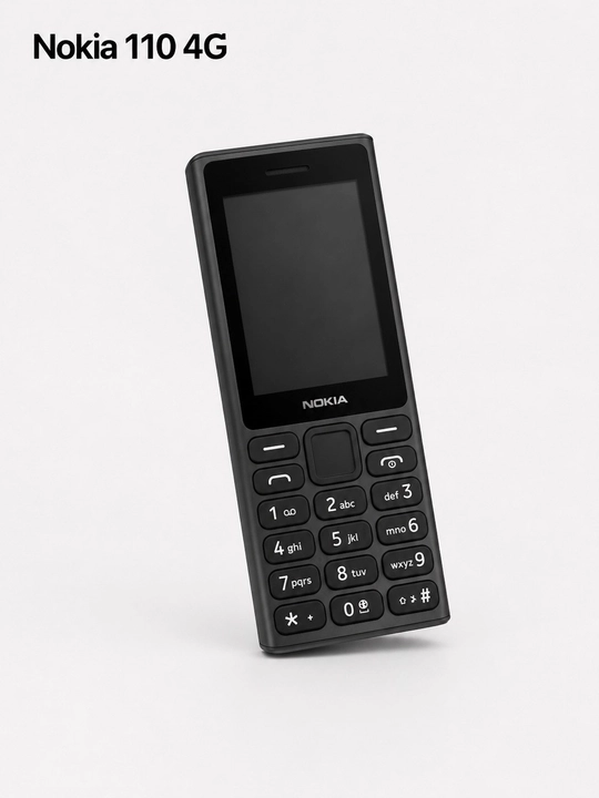Nokia 110 4G 2 SIM-карты. Аккумулятор 1450 мАч