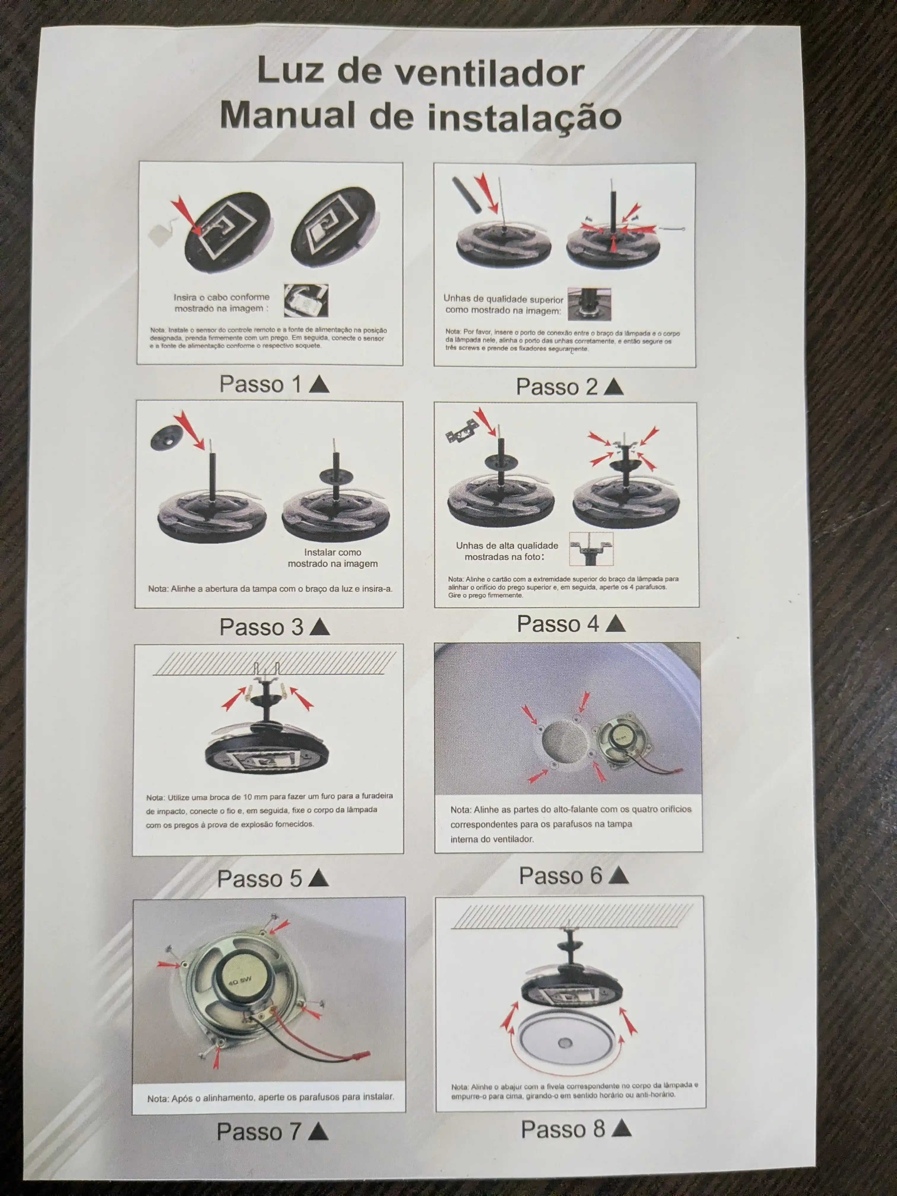 Ventilyatorli LED lyustra va qandil, shiftga osma, 3 xil yorug‘lik, 6 tezlik ventilyator