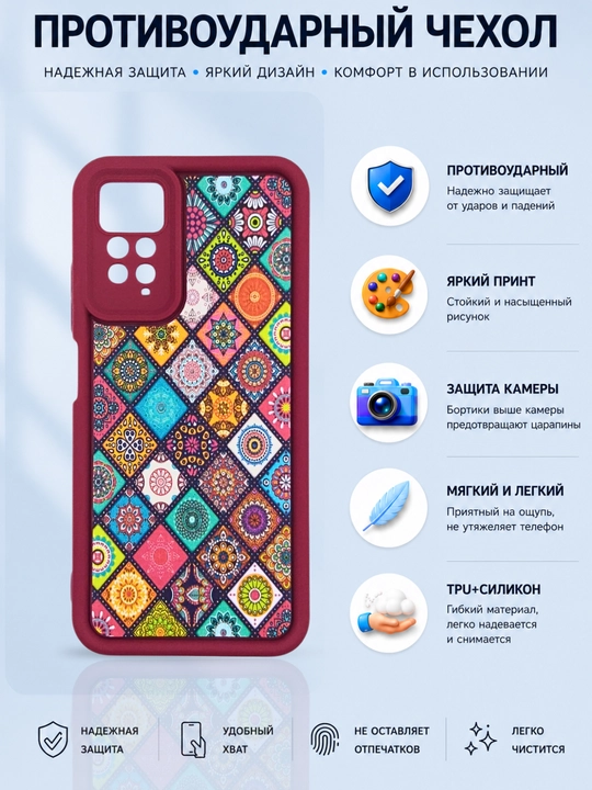 Redmi Note 12 Pro (4G), Note 11 Pro (4G) smartdoni  uchun g'iloflar