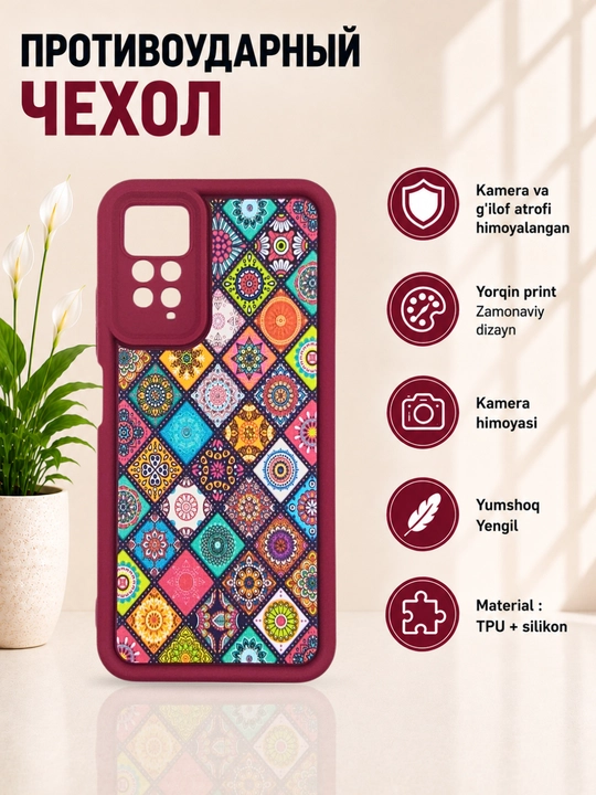 Redmi Note 12 Pro (4G), Note 11 Pro (4G) smartdoni  uchun g'iloflar