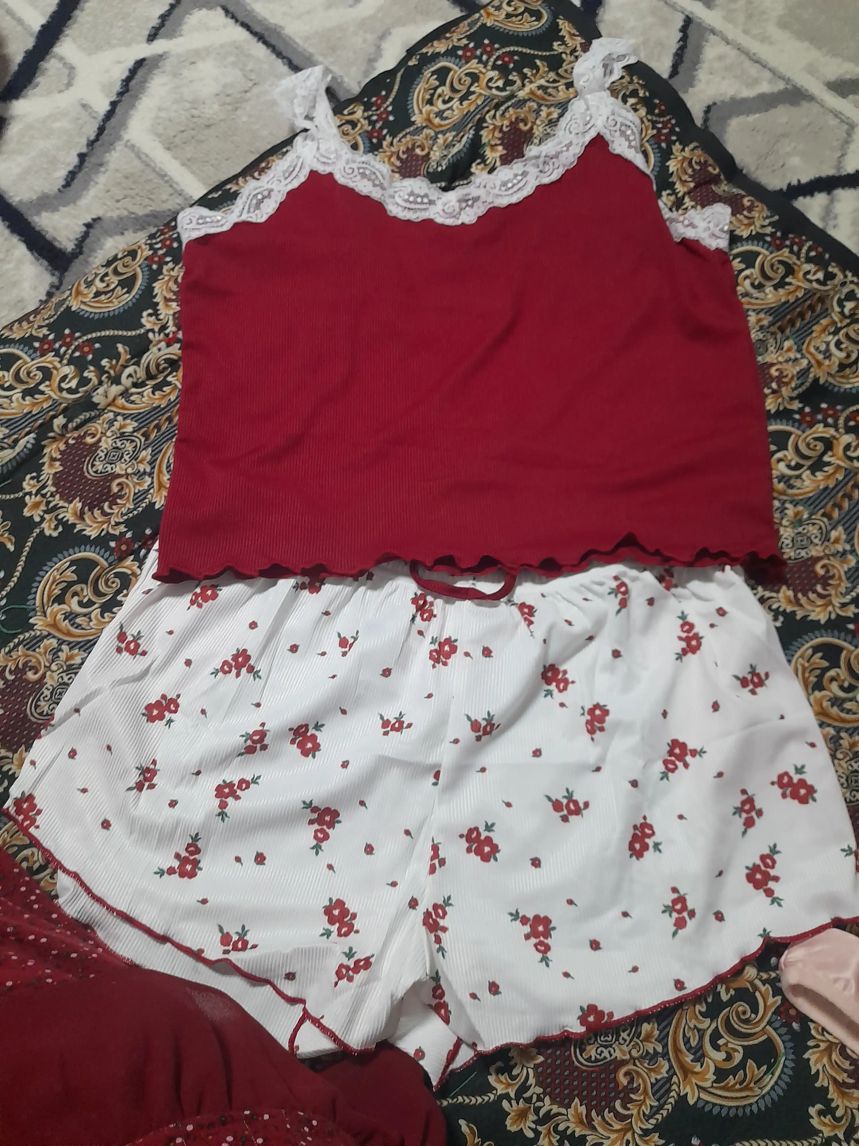 Ayollar pijamasi, yozgi, yumshoq, ustki va shortili 2 ta 1 da pijama