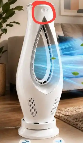 Mini konditsioner ventilyator, namlantiruvchi sovutgich, LED yoritgichli