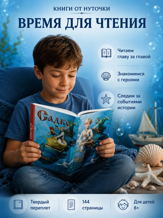 Книга Садко Эксмодетство, детская художественная литература в твердом переплете