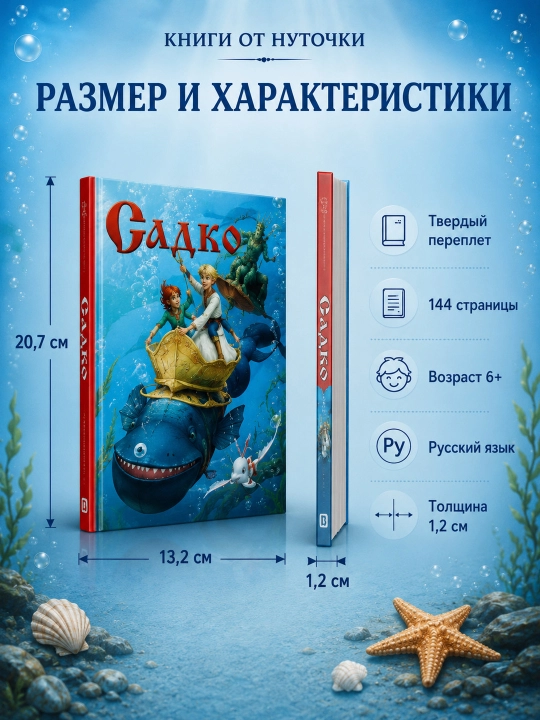 Книга Садко Эксмодетство, детская художественная литература в твердом переплете