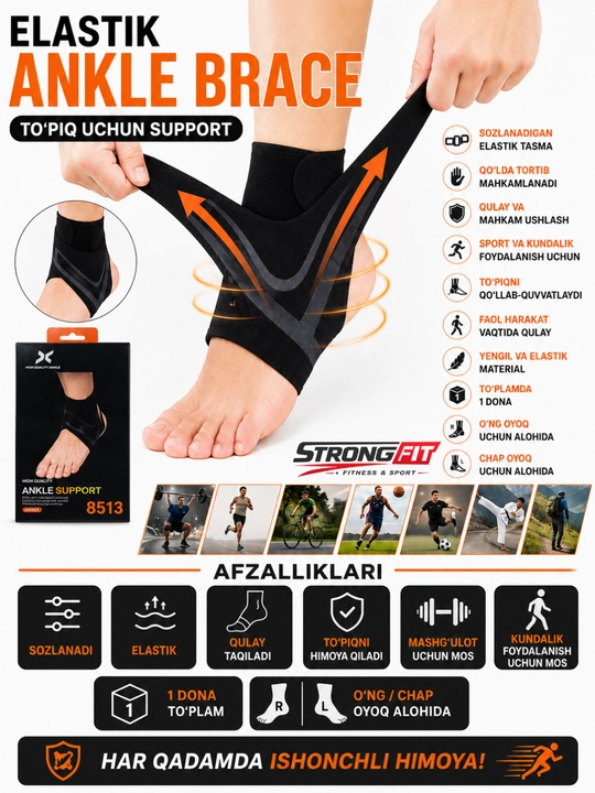 To‘piq bo‘g‘imini qo‘llab-quvvatlash uchun sport bint - 