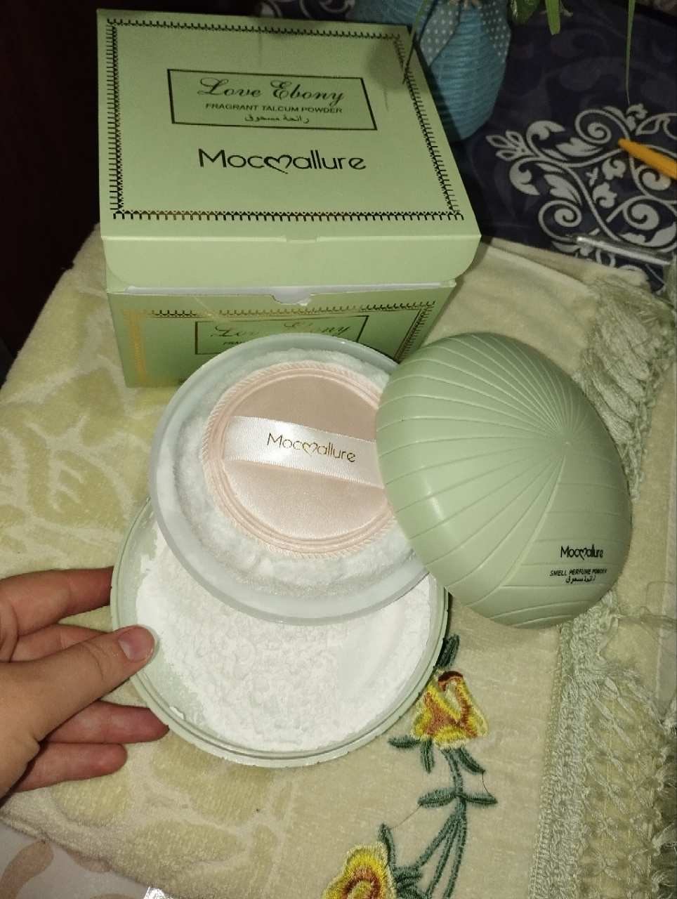 Mocallure - ароматная пудра для тела, для женщин и девушек, тальк, пудра, подарок, 100 г